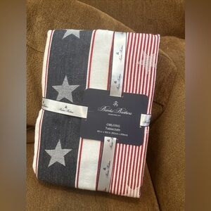 Brooks Brothers Tablecloth 60x102” American Flag 4th Of July stars & stripes